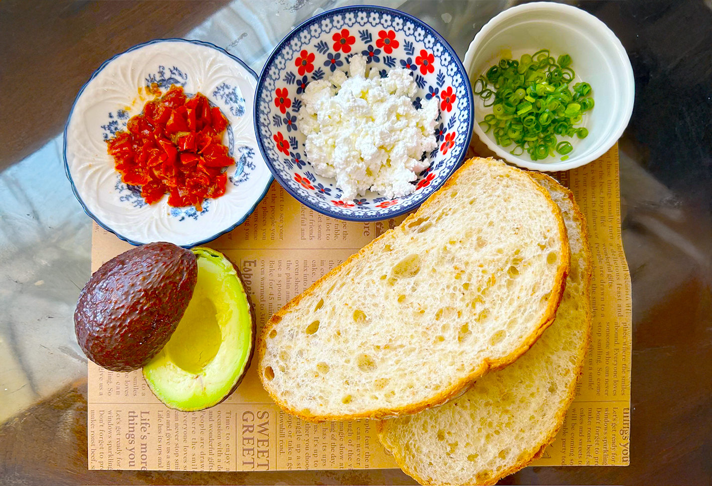 ブルスケッタ~ブラックカラントのバルサミコのソース~