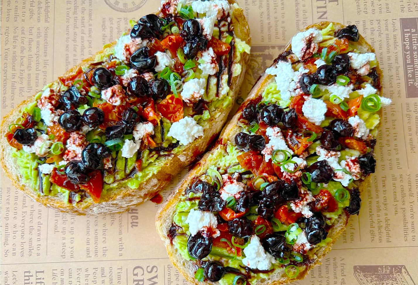 ブルスケッタ~ブラックカラントのバルサミコのソース~